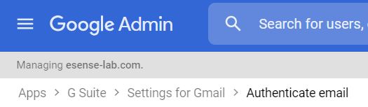Google G Suite Admin Console
